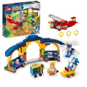 LEGO Sonic the Hedgehog Tails' Workshop and Tornado Plane Set 76991